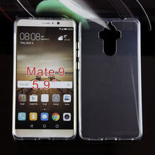 适用HUA WEI Mate 9 防水纹手机保护套外壳透明TPU素材