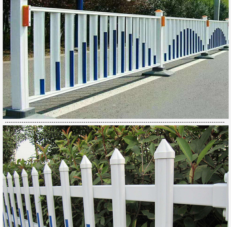 城市道路市政护栏马路中间机非隔离护栏竖杆水泥底座护栏现货