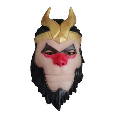 堡垒之夜cos悟空面具 万圣节 乳胶头套 游戏角色扮演道具 孙大圣