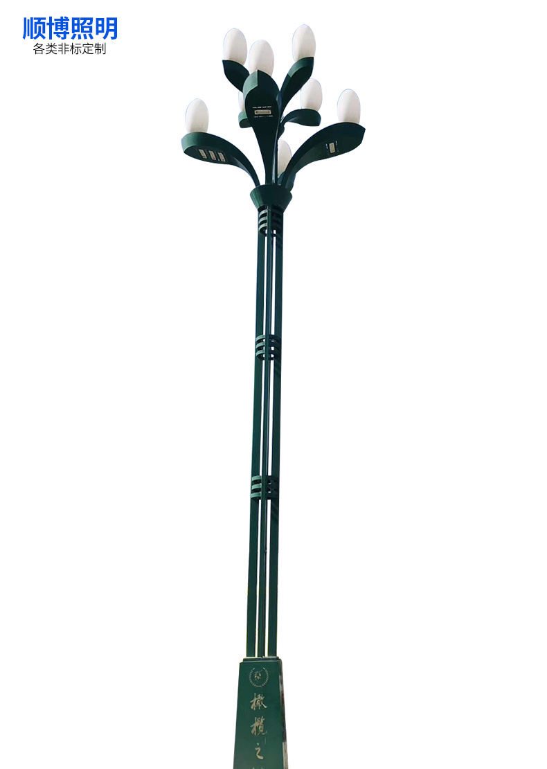 led中华灯玉兰灯工程照明路灯城市道路新农村户外定制路灯