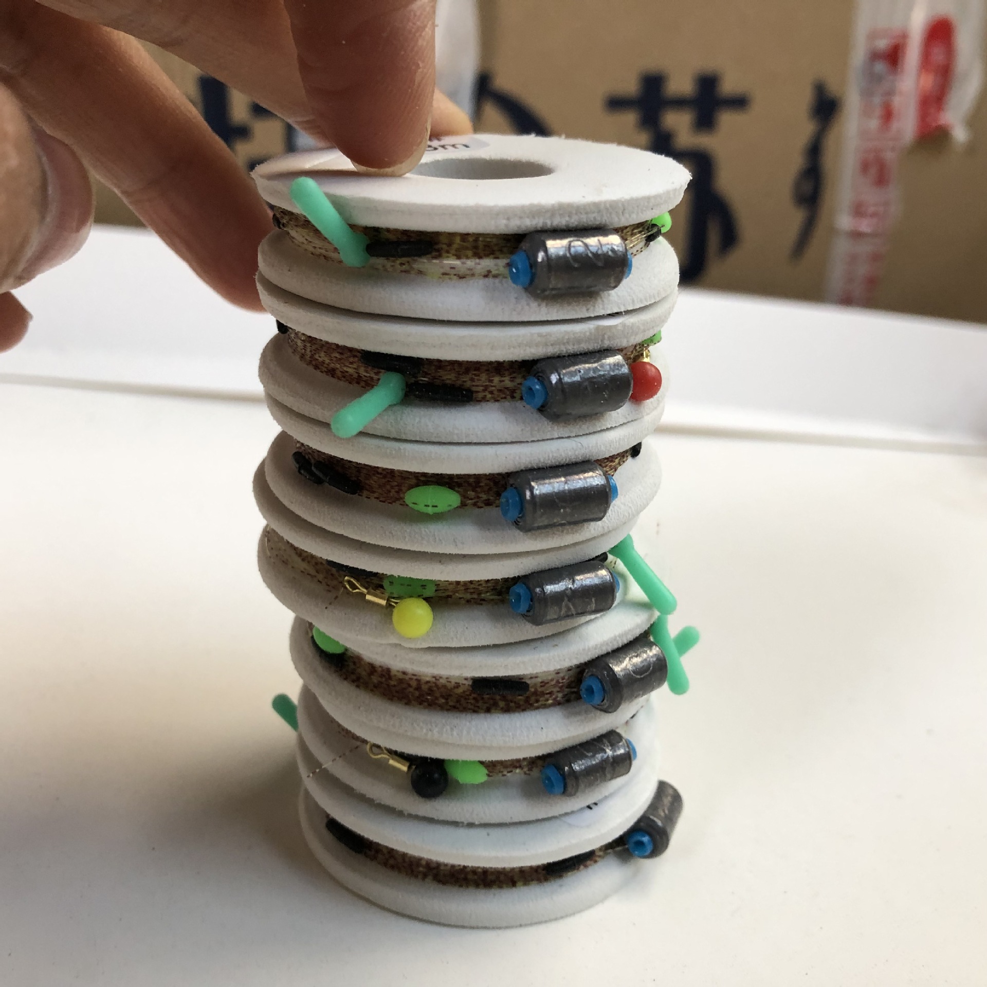 快铅斑点线组绑好成品硅胶方便台钓钓鱼鱼线套装主线子线组合渔具