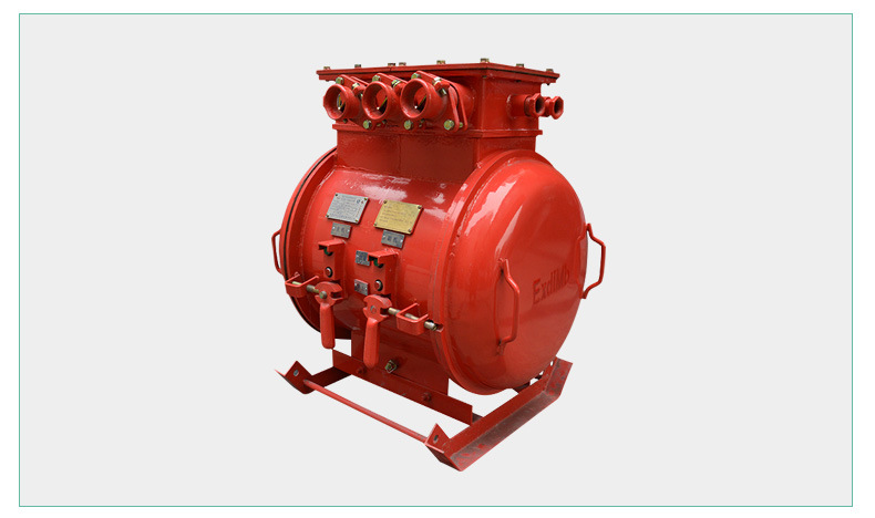 矿用隔爆型双电源风机用真空电磁起动器qbz-80*2 圆壳防爆开关