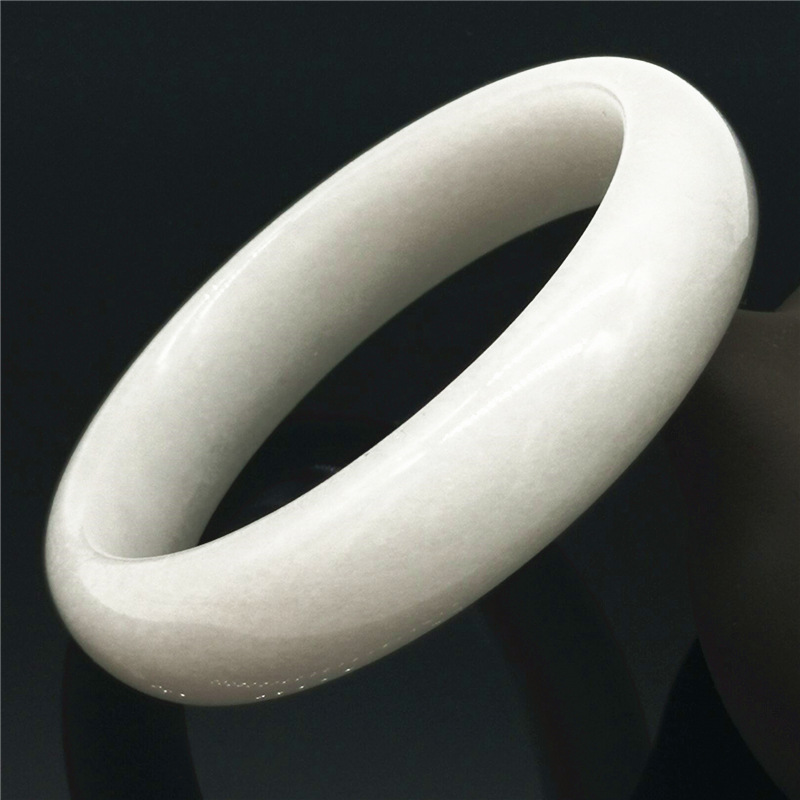 批发四川白玉手镯金店珠宝店热销活动引流礼品女款阿富汗玉石手镯