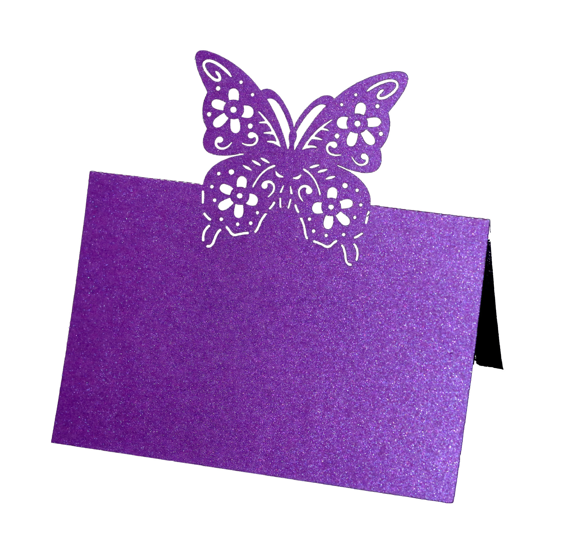 欧式结婚席位卡 蝴蝶卡片激光镂空纸桌卡 座位牌卡姓名座次卡批发