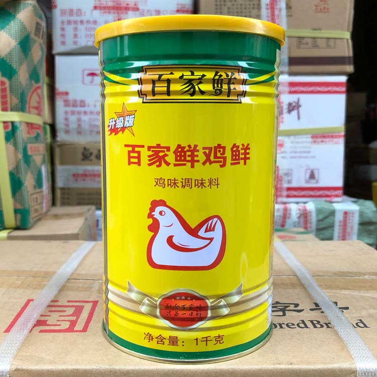 百家鲜鸡粉 百家鲜鸡鲜鸡味调味料 鸡粉调味料 鸡精 1kg*16罐/箱