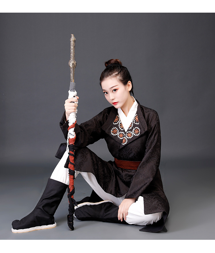 影视古装沙漠女侠客古装女棉麻侠客服剧组影楼写真服演出服