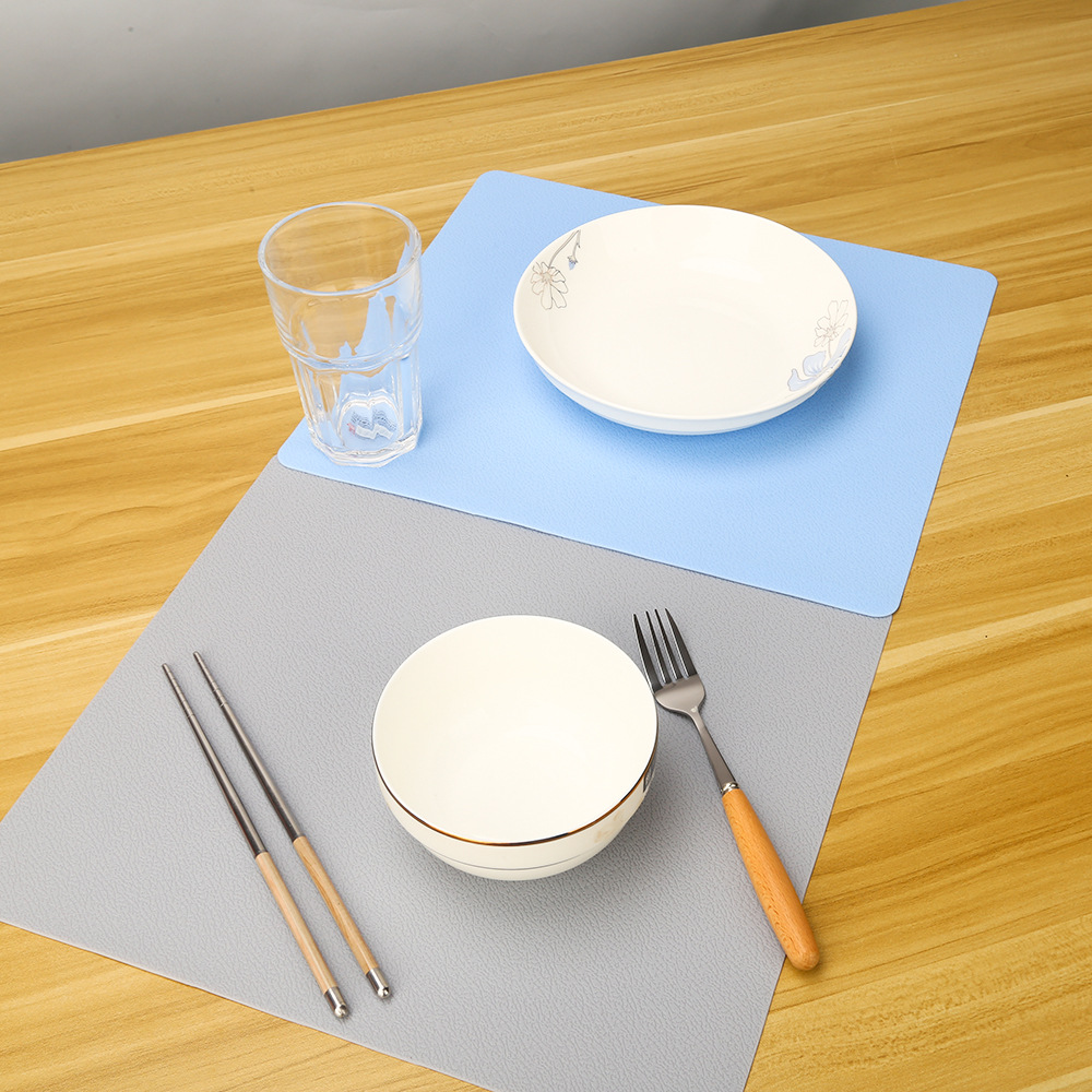 eat mat餐垫方形硅胶垫欧式简约美学用餐垫餐厅餐具餐垫防滑隔热