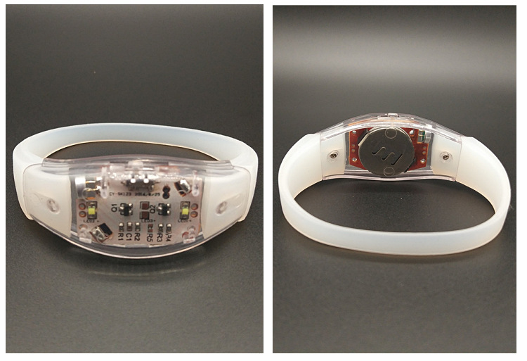 厂家直销led发光手环震动手环硅胶材质户外运动产品炫酷柔软舒适