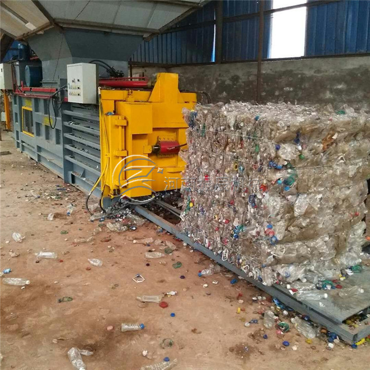 纸箱成型垃圾压缩设备 废品站废纸打包机 包装袋衣服打包机