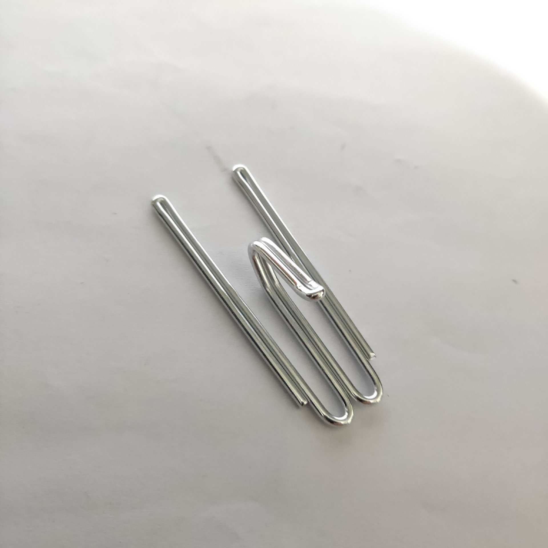 现货供应窗帘布带挂钩窗帘配件两叉无焊接窗帘钩