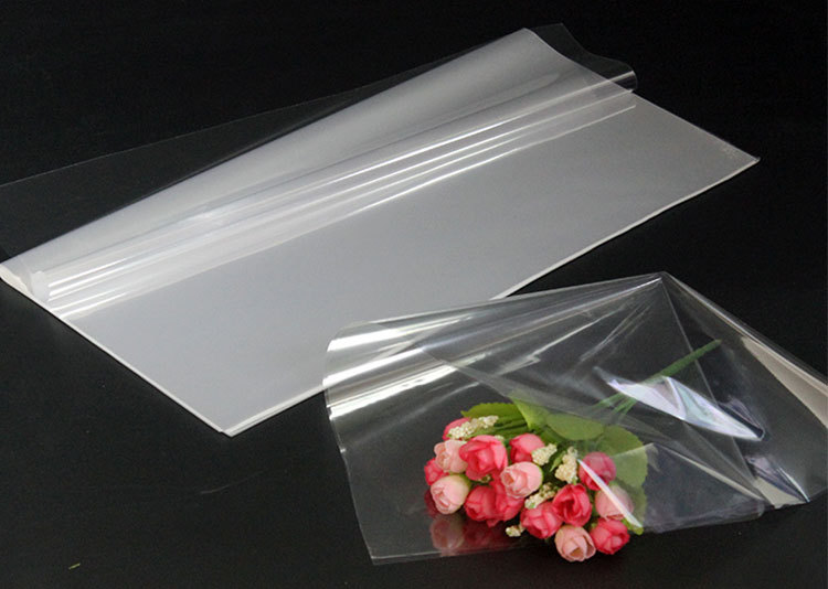 全透明玻璃纸包花 防水透明纸 鲜花包装纸塑料纸玻璃纸 花束包装