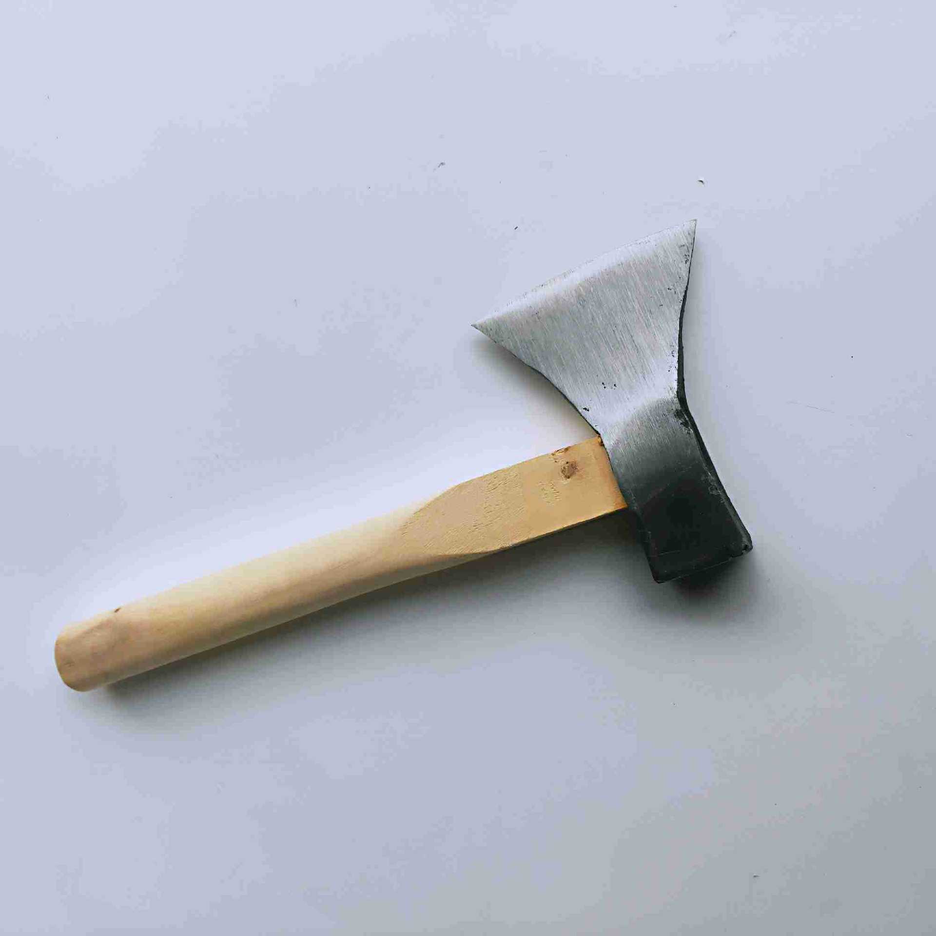 家用斧子开山劈柴板斧木柄木工斧头刀1.5斤野营户外锋利小斧头