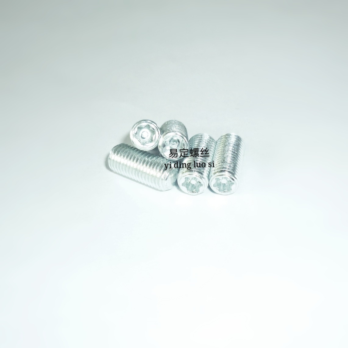 厂家专业生产:t20梅花防盗m6x0.75牙防拆卸带柱点细牙精密螺丝