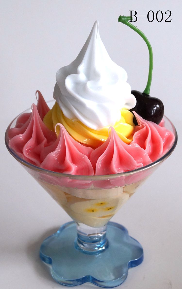仿真碗装杯装冰激凌模型冰淇淋圣代摆设样板房餐饮影视摄影道具