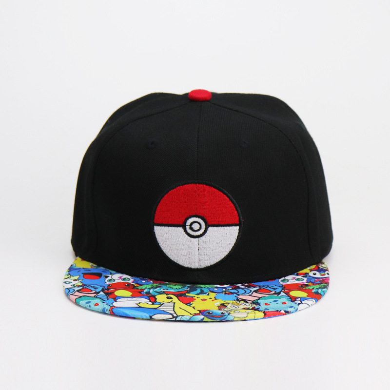 神奇宝贝pokemon go口袋妖怪宠物精灵小智动漫嘻哈帽子速卖通现货