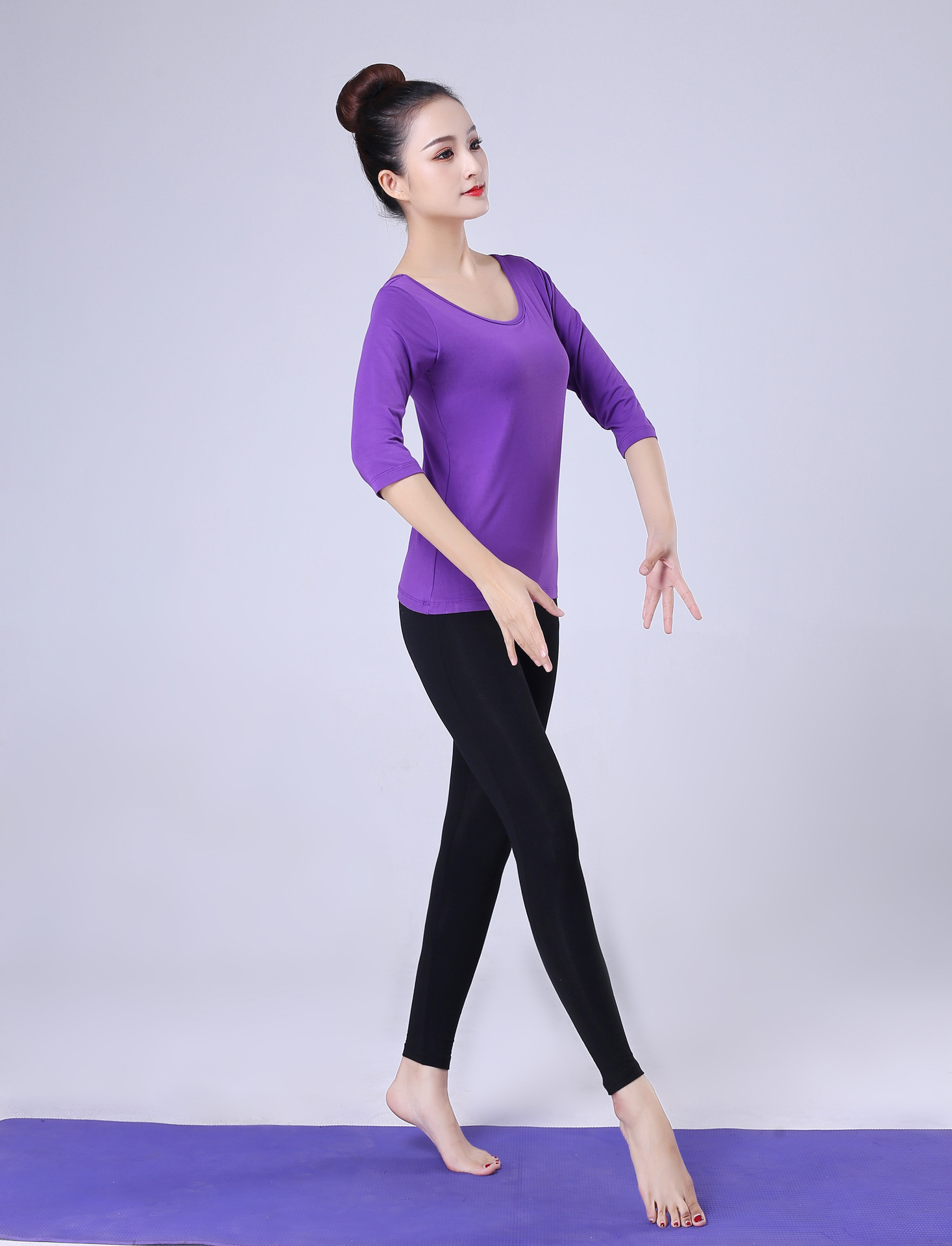 舞蹈服新款形体服修身显瘦健身瑜伽练功服艺考舞蹈生集训服女套装