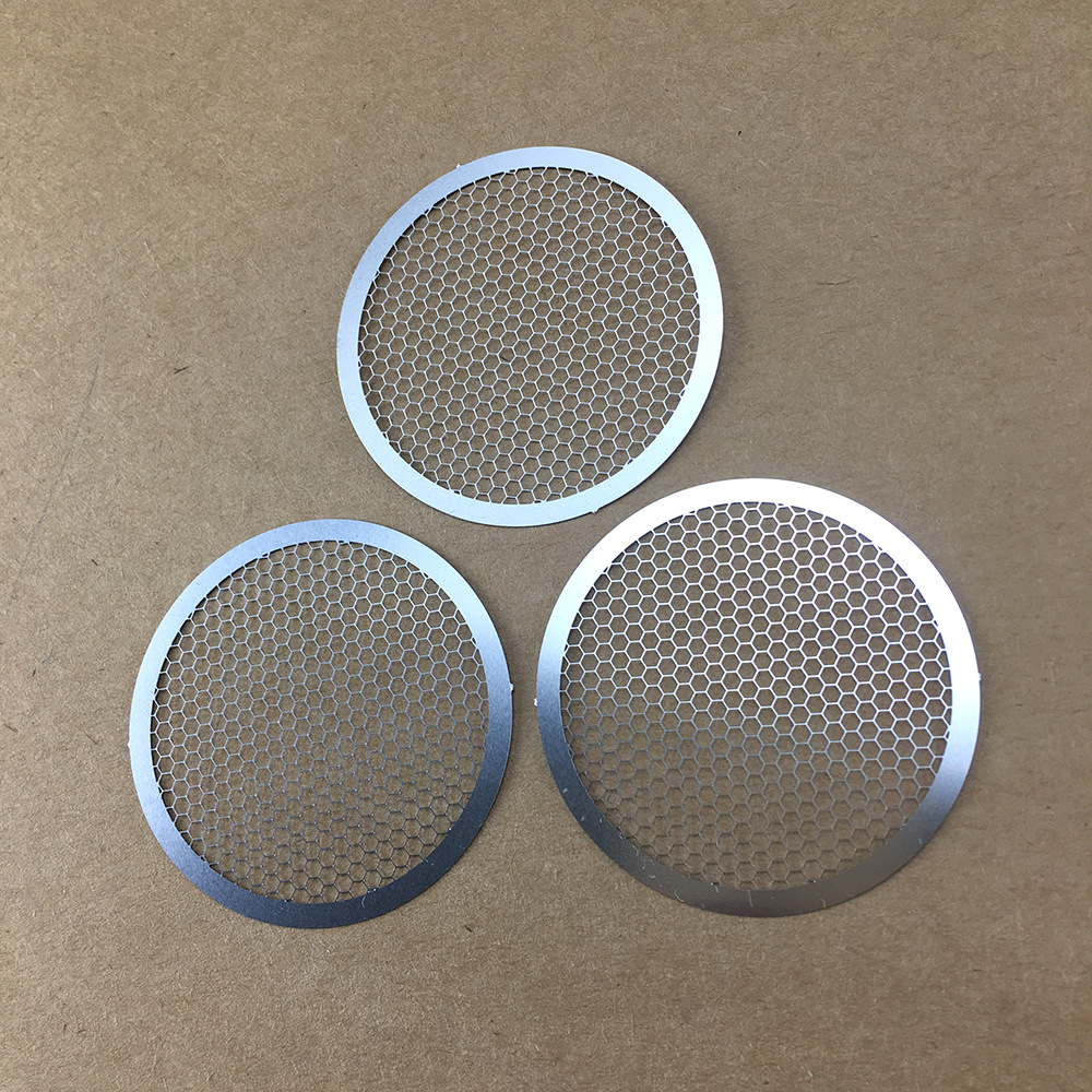 加工定制金属多孔板 过滤筛分精密蚀刻六角孔过滤网 蜂窝状冲孔网