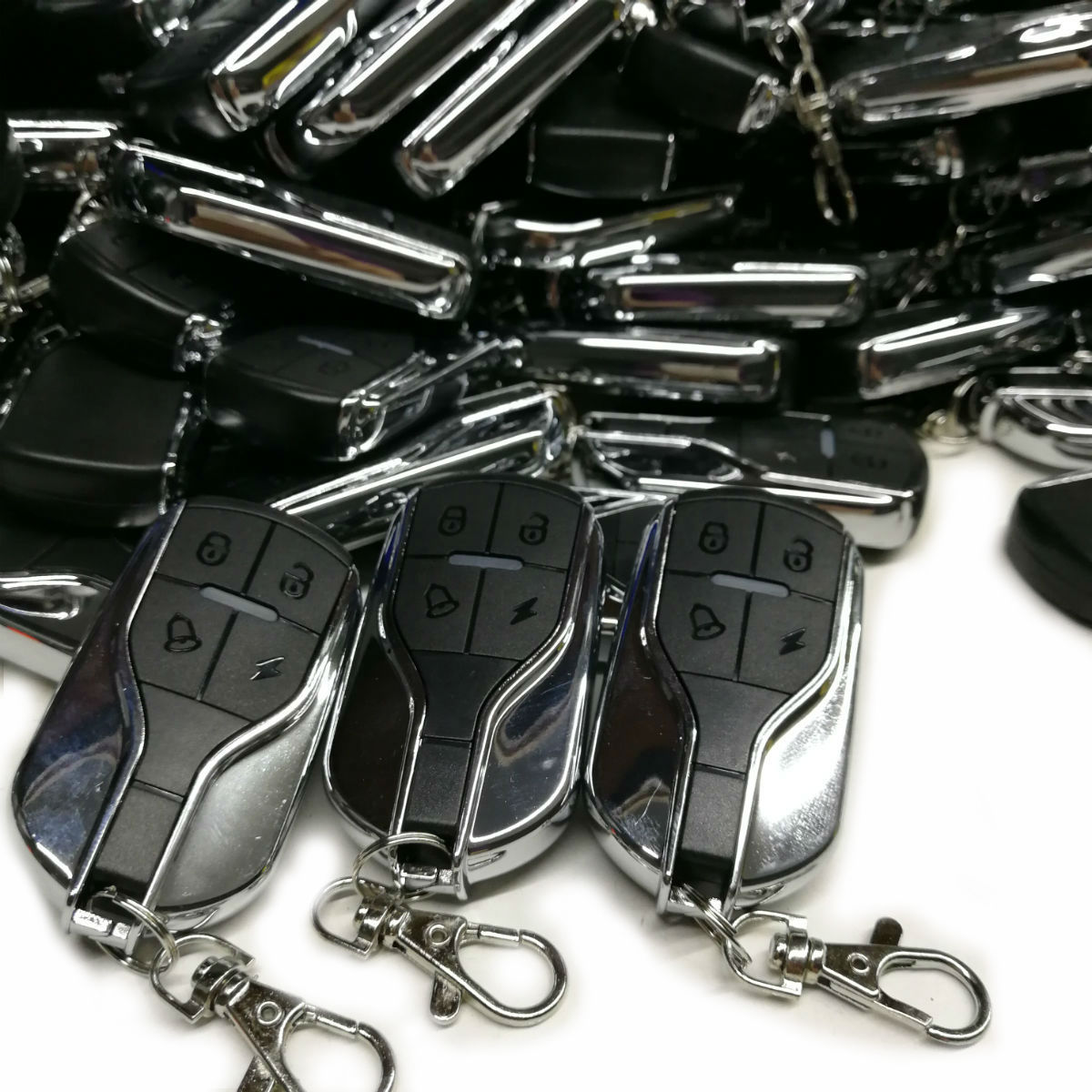 电动车摩托车防盗遥控钥匙315 433玛莎款4键1527学习码遥控器