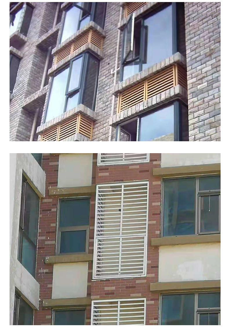 批发防水百叶窗通风透气出风口 pvc百叶窗家居家装用pvc百叶窗