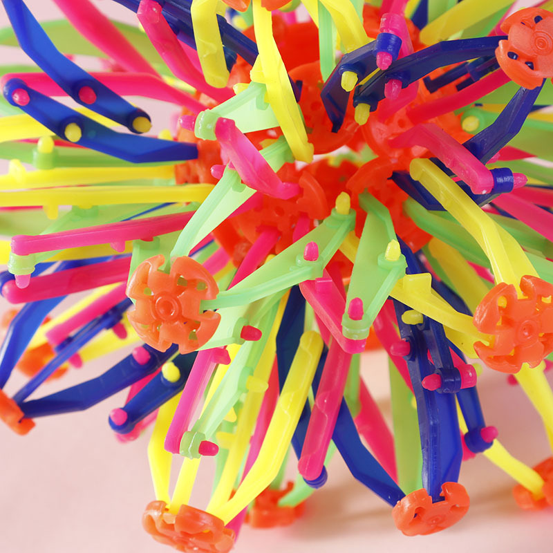 儿童魔术伸缩球户外花球抛接球百变开花收缩球男女孩宝宝大号玩具