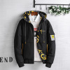 Jerry Vince|Coat male winter 2019 New products thickening men's wear Trend cotton-padded clothes coat Men's cotton Jerry Vince|Coat male winter 2019 New products thickening men's wear Trend cotton-padded clothes coat Men's cotton