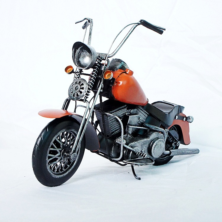 厂家现货代发摩托车模型 手工金属摆件男孩的家居装饰品 089smt