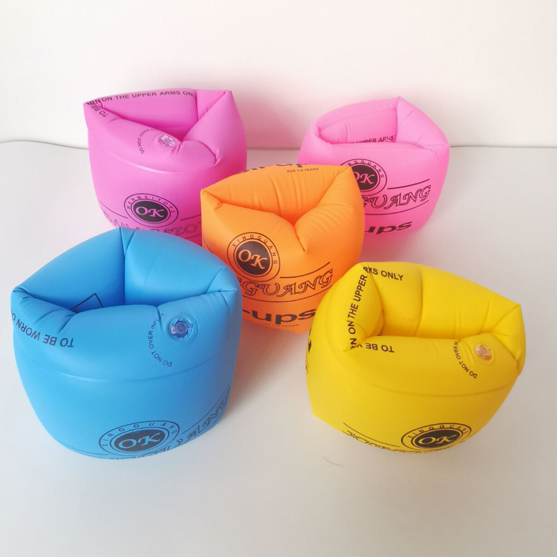 新手加厚充气水袖成人儿童游泳臂圈 双气囊ok安全浮袖戏水手臂圈