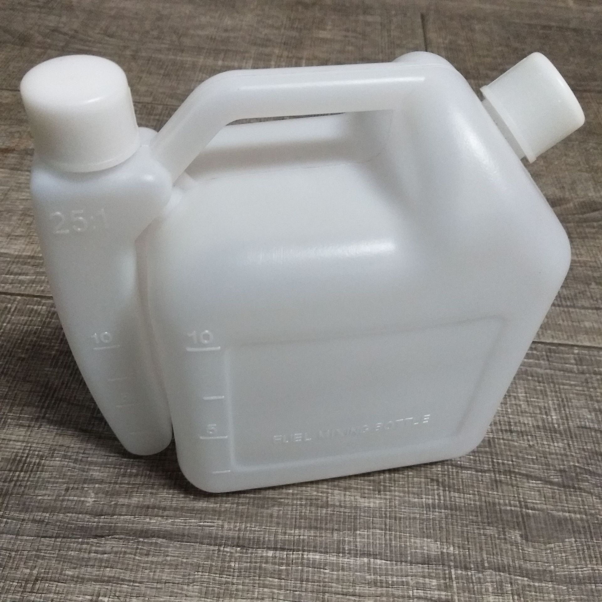 塑料园林配比壶割草机机油汽油混合油壶双口1.5升