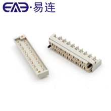 三菱1N PLC端子排 7.62mm栅栏式双层PCB连接器 1N公母插拔端子排