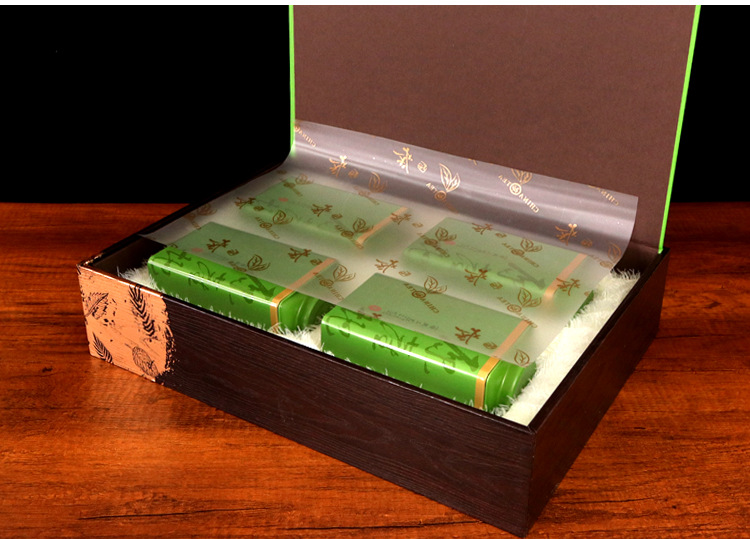 绿茶通用新款茶叶包装盒 武当道茶竹溪贡芽 加印批发湖北恩施武汉