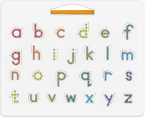 创意双面钢珠写字板儿童磁性写字板画板小孩益智磁力字母板涂鸦板