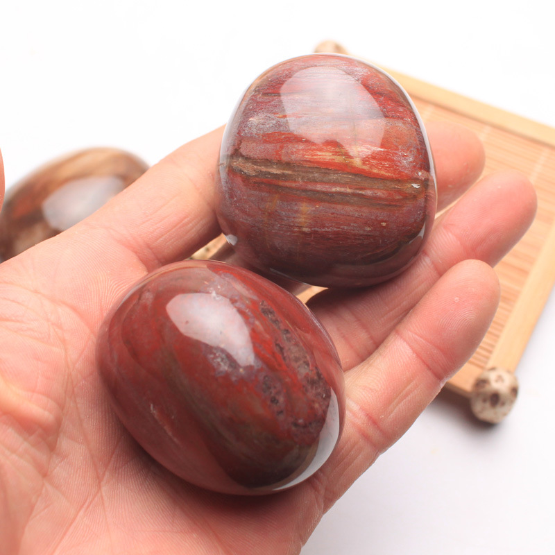 木化玉水晶原石把玩手把件木变石矿物标本大块料礼物