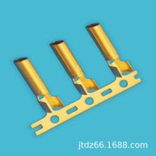 厂家直供防水插端子1.5铜管单脚圆管1.5公母端子管型端子连续连带