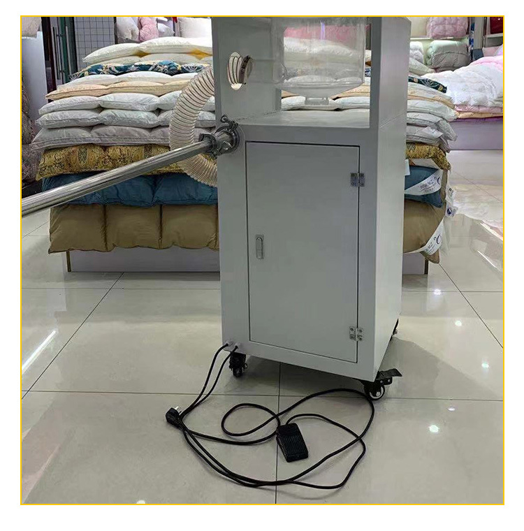 新一代 多功能精制充绒机 商店羽绒被 羽绒制品用冲绒机