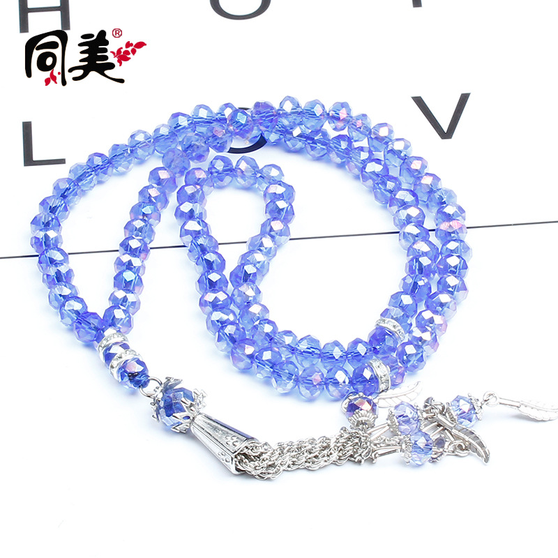 Tongmei Bracelet Optimized Artificial Cut Crystal 99 Muslim Rosary Bracelet Taobao Cross-Border Supply Wholesale