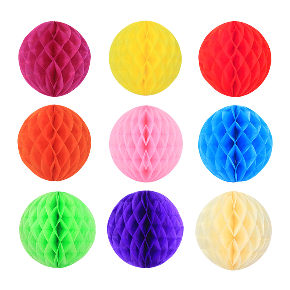 Creative Style Wedding Honeycomb Ball Festival Birthday Party Wedding Decoration Supplies Handmade Paper Flower Honeycomb Ball Ornaments