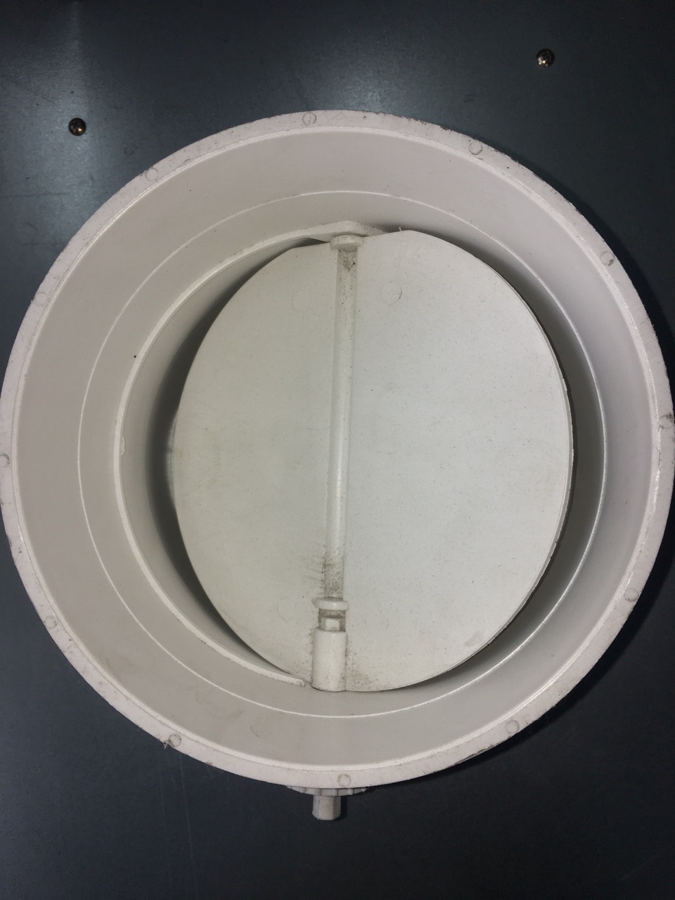 pvc管道风量调节阀风管蝶阀手动风阀圆形开关阀门成都