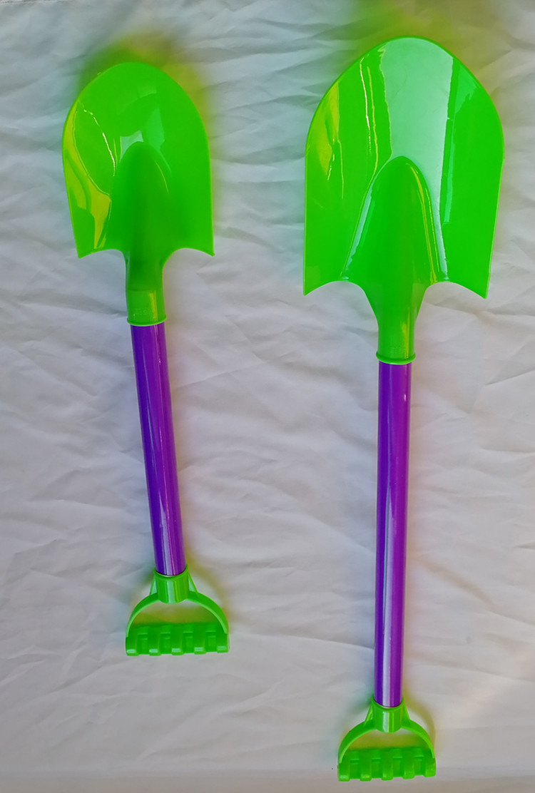 源洋65厘米加粗大号沙滩铲子儿童玩具长雪铲海边玩沙工具戏水玩具