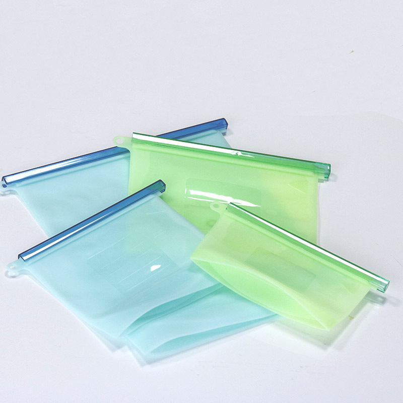 亚马逊热卖硅胶产品环保食品级硅胶保险袋耐用厨房生活用品硅胶袋