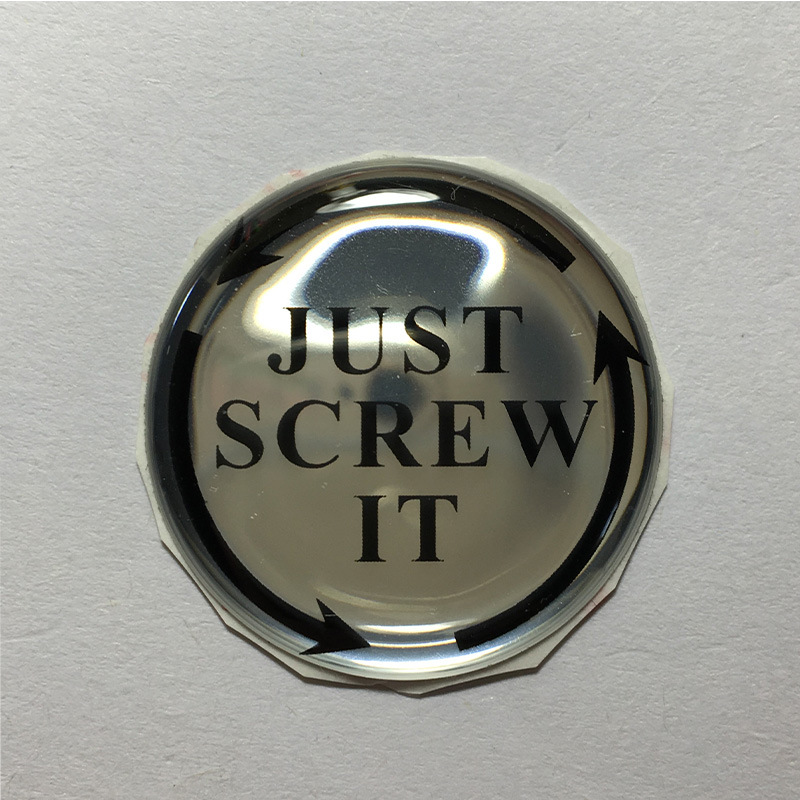 供应水晶滴塑标签 来图或来样加工标牌滴胶 光银材料印刷滴胶标签