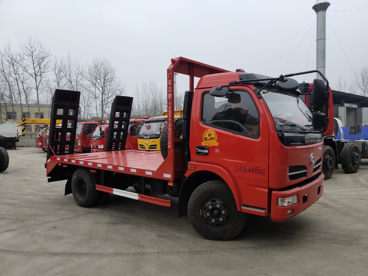 东风福瑞卡蓝牌平板车蓝牌平板车蓝牌拖车c1驾驶证平板车