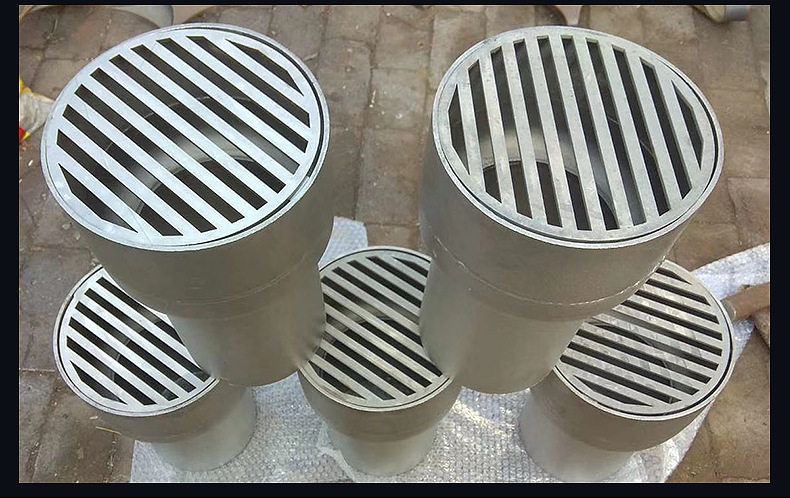 供应铸铁碳钢地漏 定制dn100无水封带地漏 测排式钢制地漏