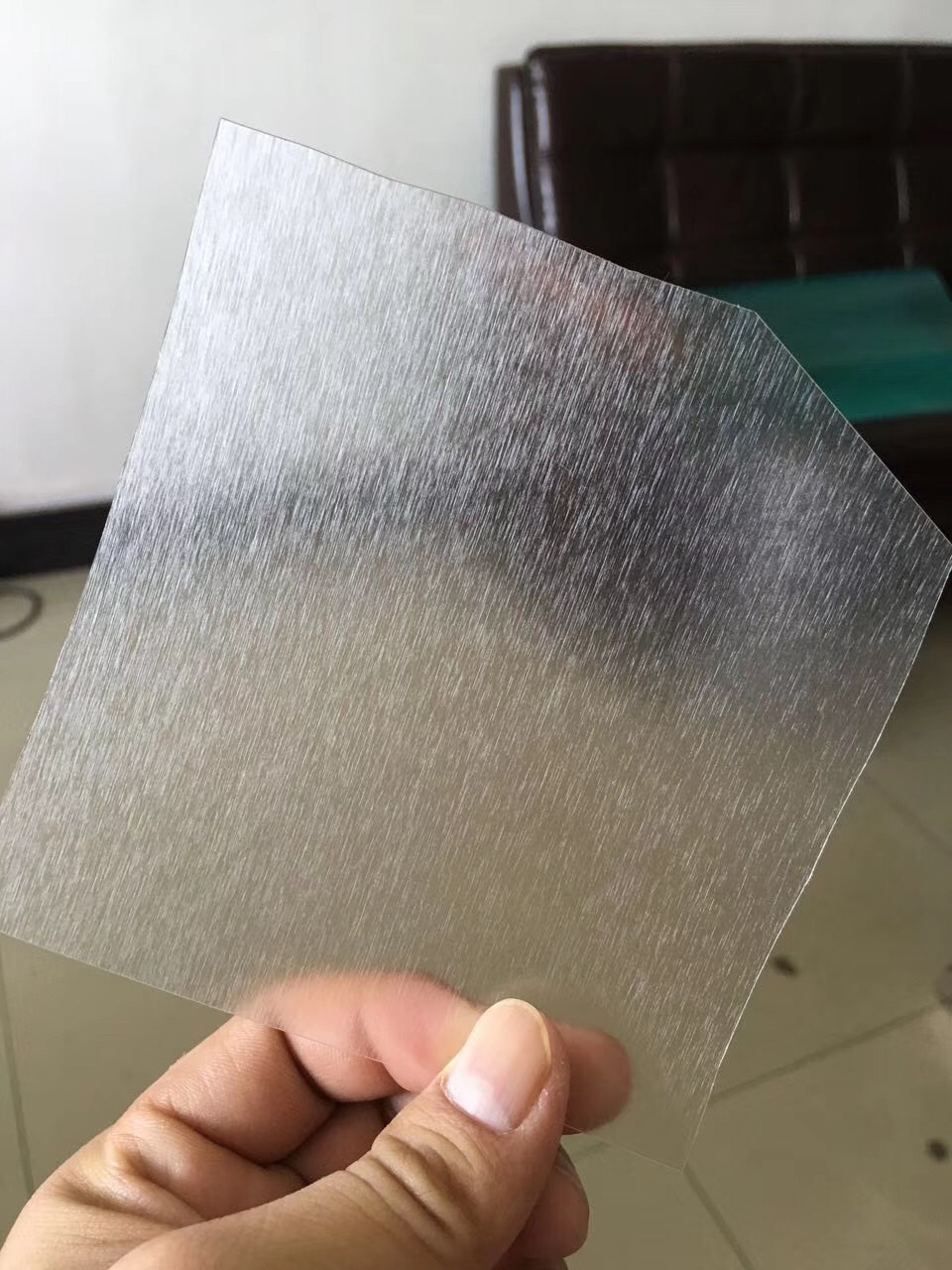 现货供应038mm光面拉丝pc薄膜可分卷切片