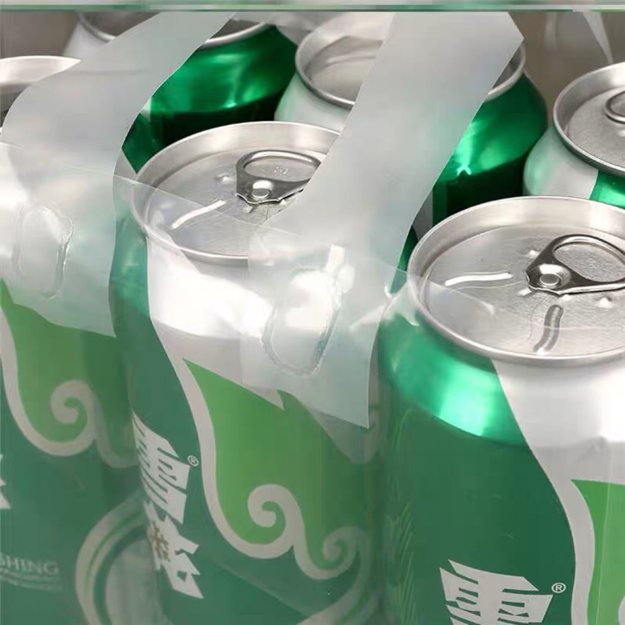 啤酒袋手提袋塑料袋啤酒袋500毫升6听易330毫升6听拉罐饮料啤酒袋