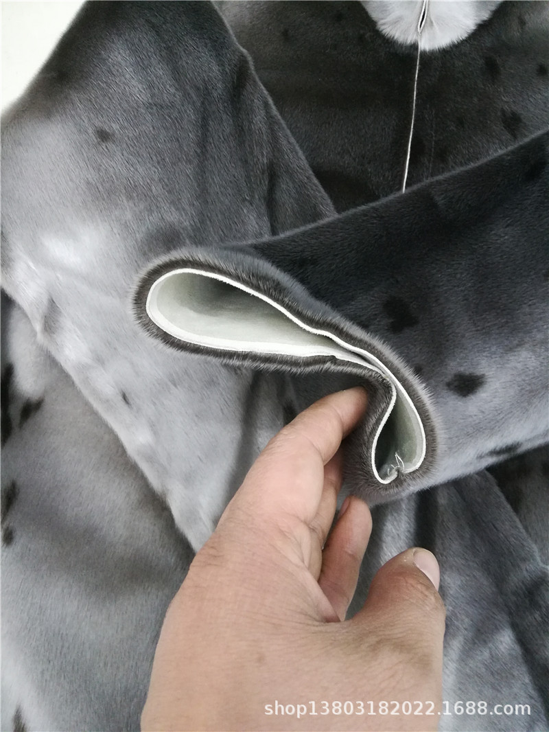 海豹皮毛一体皮草双面夹克 自然斑点海豹皮夹克 户外男式皮草