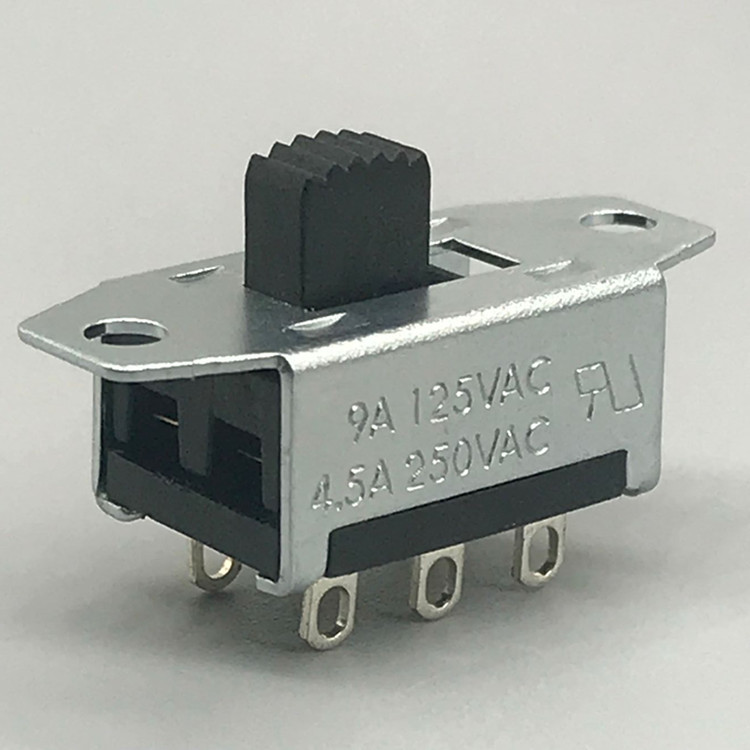 2档6脚拨动开关xn-9-2209 ul认证滑动开关4.5a/250v 9a/125v