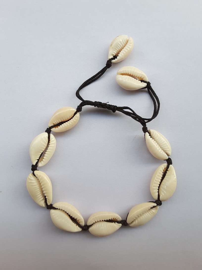 欧美跨境配饰品 夏威夷风个性休闲项饰 纯手工拉伸款贝壳项链脚链