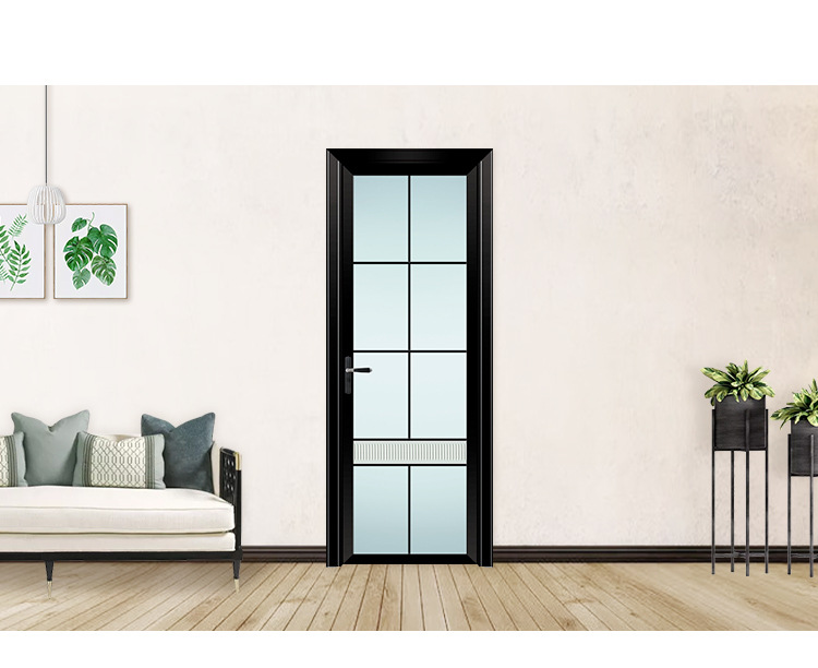 订制厂家直销客厅阳台铝合金隔音隔热推拉门落地门双层钢化玻璃门