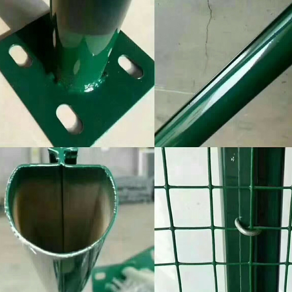 铁丝围栏网立柱 养殖荷兰网立柱 果园隔离防护圈地围栏网钢丝网
