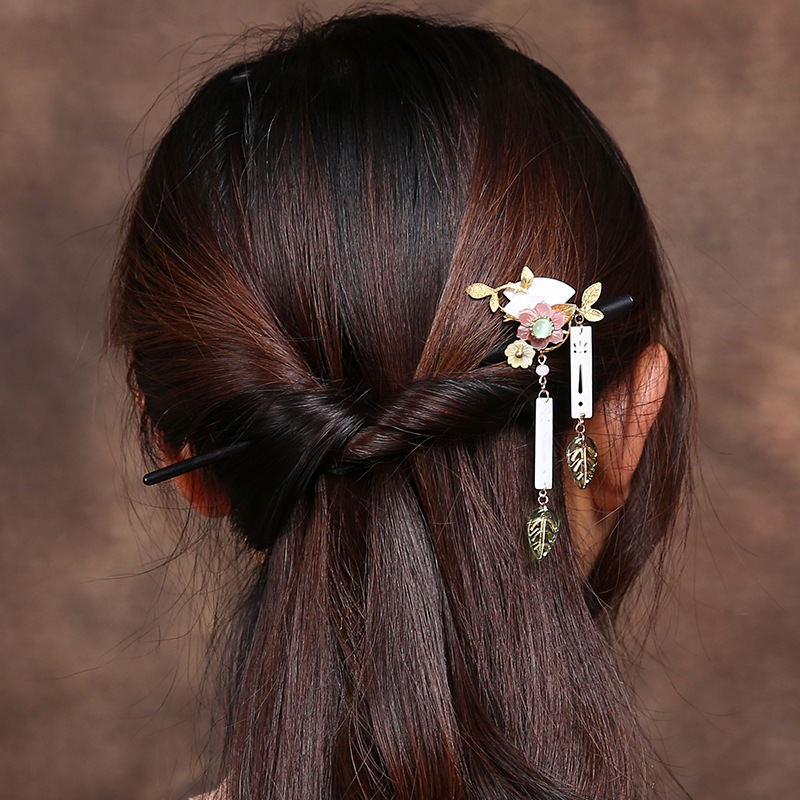 民族风发簪女古风簪子宫廷步摇百搭盘发原创复古发钗发饰现货批发